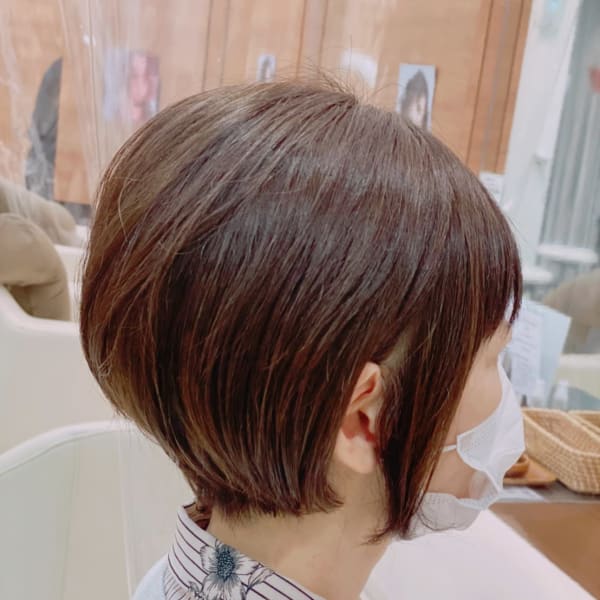 小顔補正立体カット/ステップボーンカット