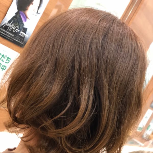 カット+インナーブリーチカラー