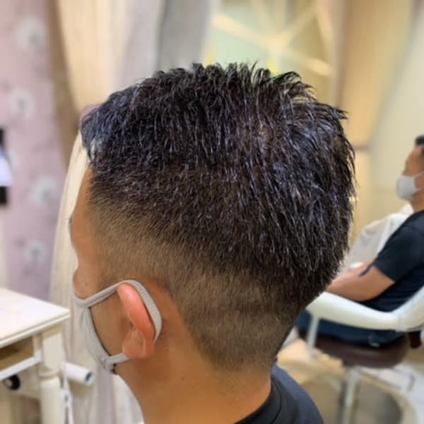 フェード風カット