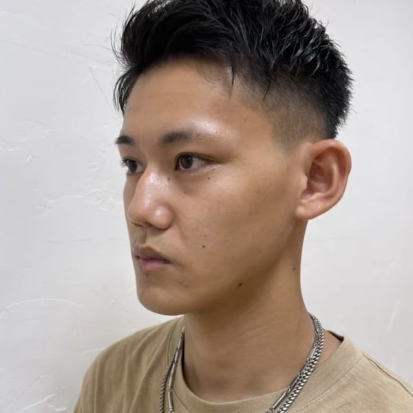 メンズ 髪型 ソフモヒ ツーブロック