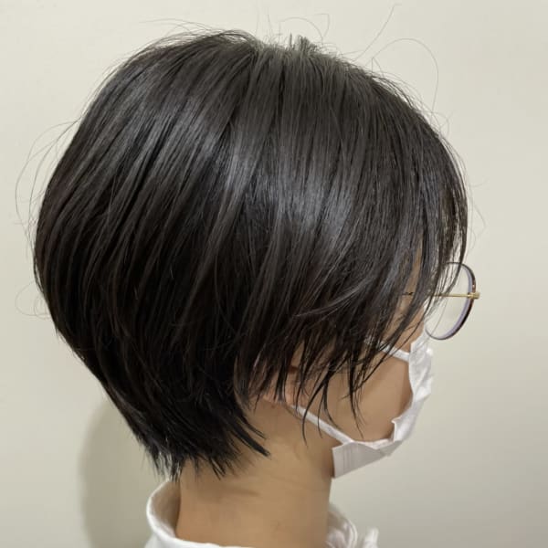 ひし形ショート_アッシュグレー