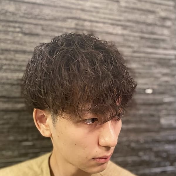 ツイストスパイラルパーマ×マッシュ