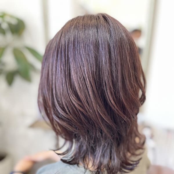 【latte atelier】くびれボブ☆ピンクベージュ