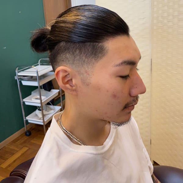 メンズのオススメ順 代 ポニーテール ミディアムの髪型 ヘアスタイル 楽天ビューティ