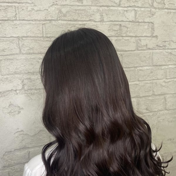 10代_20代_ダークパープルラベンダー艶髪ヘア7078