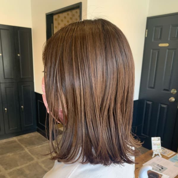 切りっぱなしボブ