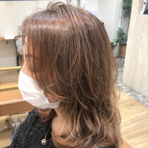 ミディアムパーマ hair trees 武蔵小杉