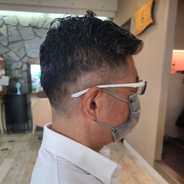 50代　フェードカット　メンズ|another sky