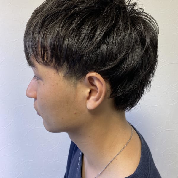 カット　シークレットパーマ