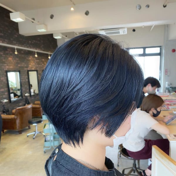 【CHESTER】くすみブルー  透明感 涼しげヘア 