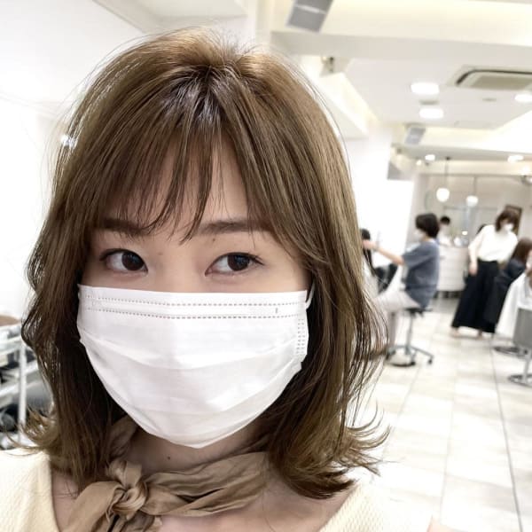 【池袋Euphoria/三田】トップをふんわり根元パーマ