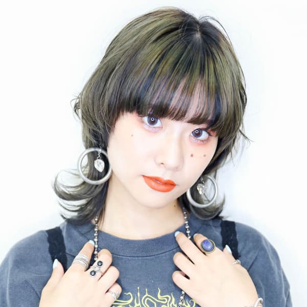 フェイスフレーミング×Oliveウルフcut