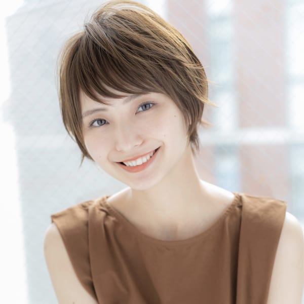 【小顔見せの黄金比率!】大人カジュアルショート♪