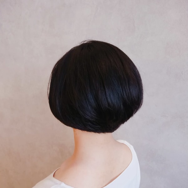 ヘアードネーションあとのショートグラデーションカット