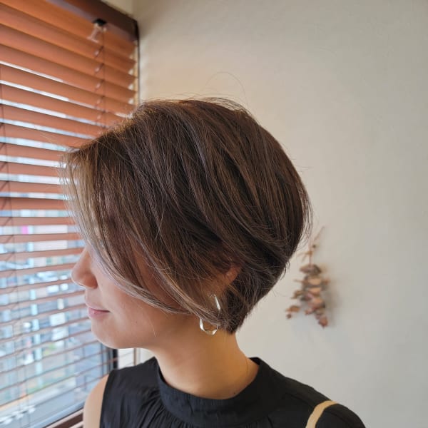 ハンサムショート☆センターパート