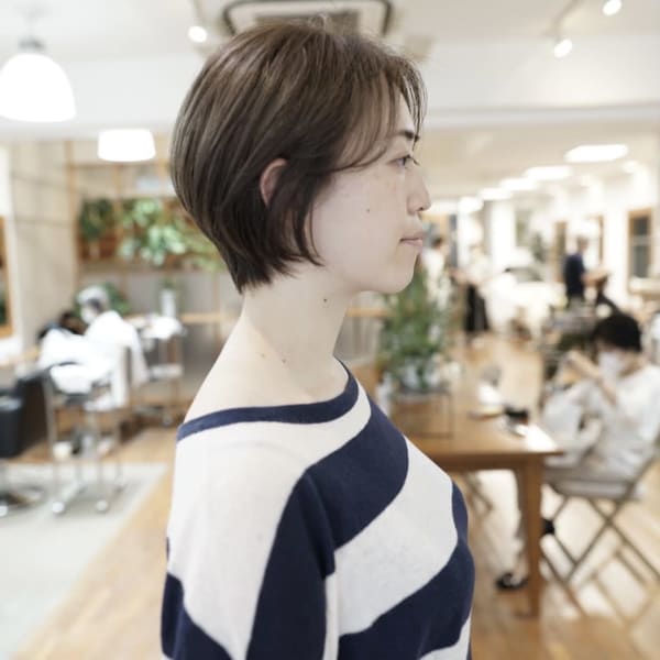 《e's中目黒美容室》骨格美大人ショート【佐久間】