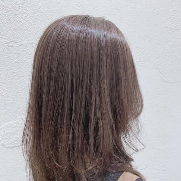 縮デジ×イノアカラー【Ash元住吉店ヘアスタイル】