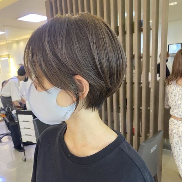 大人気！小くびれ丸みショート　style by 田爪|L'pul by face 髪質改善/オージュア/スパ/白髪ぼかし/磯子