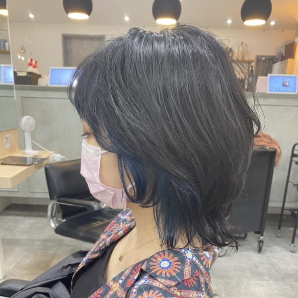 ウルフ×インナーカラー