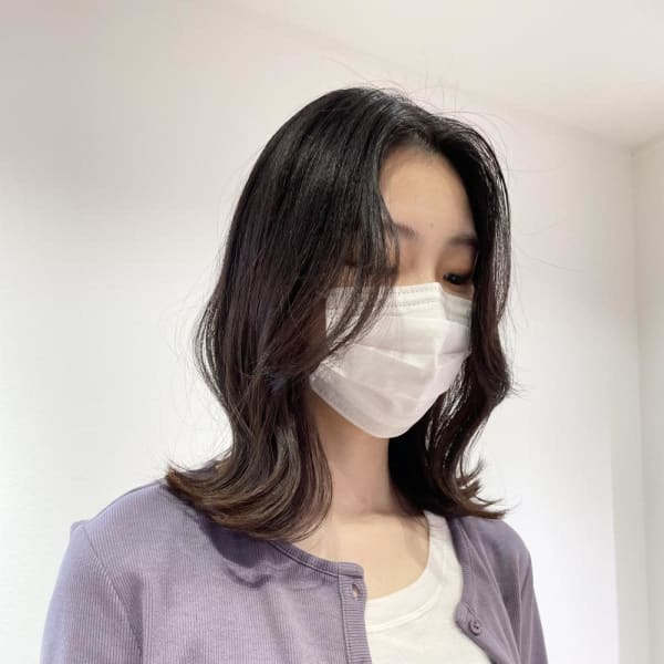 【 YOKE 】地毛風カラーくびれヘアヨシンモリエギョモリ