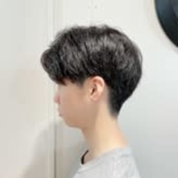 かきあげセンターパート