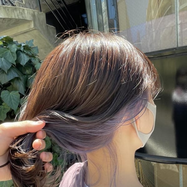 インナーカラー・ラベンダーカラー