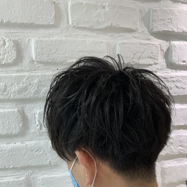 メンズスタイル~前下がりショート~|Ash 吉祥寺店