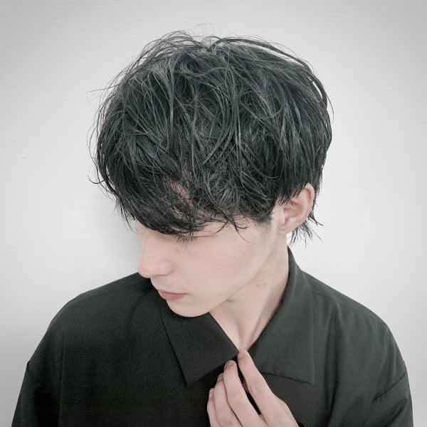 ツーセクション マッシュウルフ《五反田/理容室/バーバー》