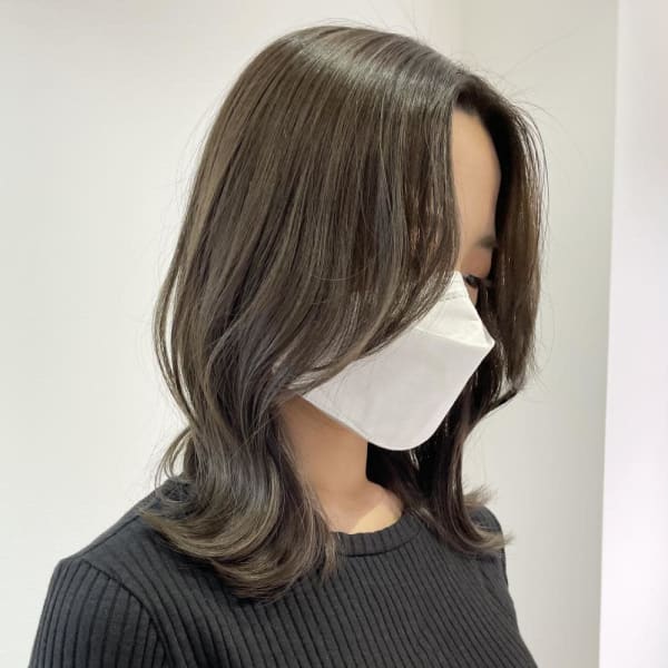 【 YOKE 】ミントグレージュくびれヘアエギョモリ韓国