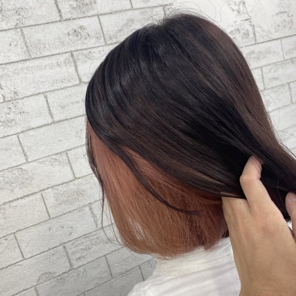 ピンクインナーカラー