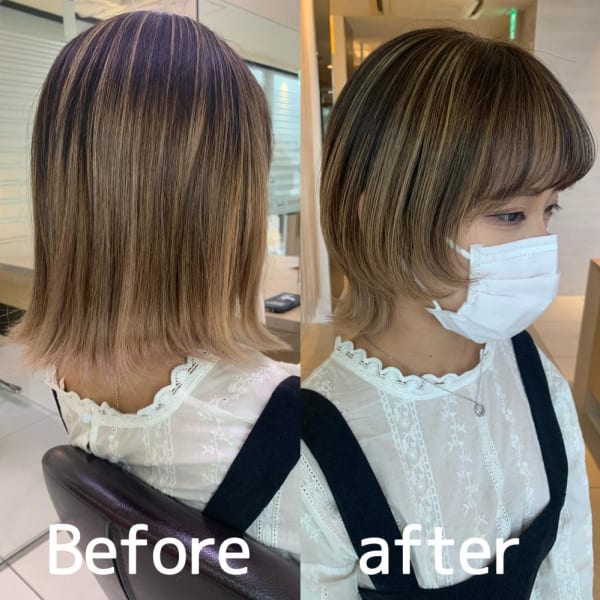 直毛でもウルフカット/naomi