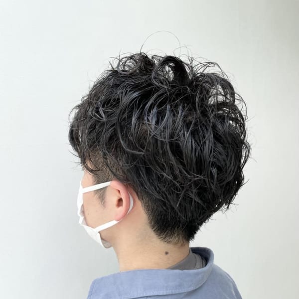 メンズ　ラフパーマ|ブリーチ&トリートメント&ショート HETTU 仙台駅前店