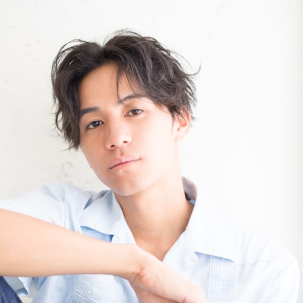 センターパートスタイル|Ash 新杉田店