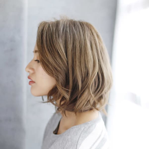 20代30代40代　手抜きに見えないルーズボブ【草津】