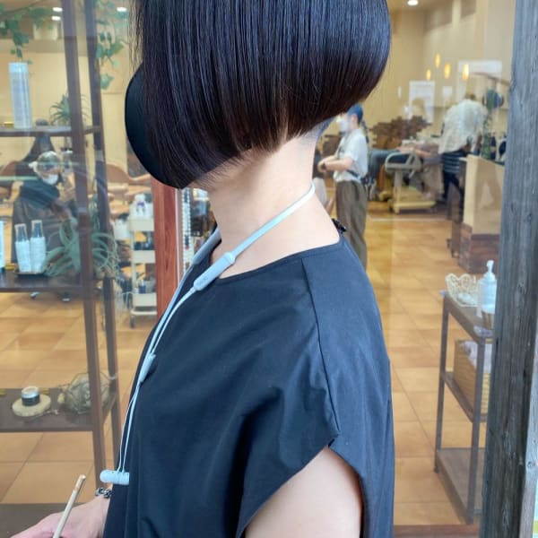オススメ順 40代 ツーブロック ショートの髪型 ヘアスタイル 楽天ビューティ