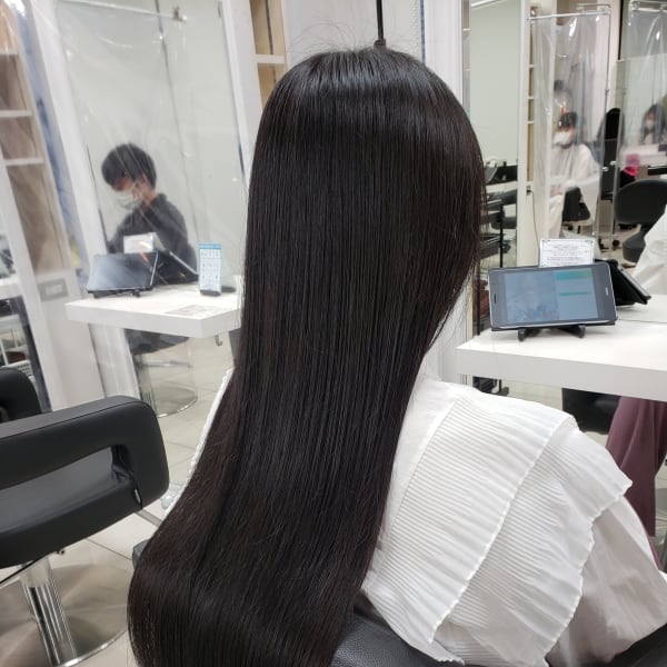 黒染めや暗ら染めもダメージレスに!髪質改善カラー!|Ash 吉祥寺店