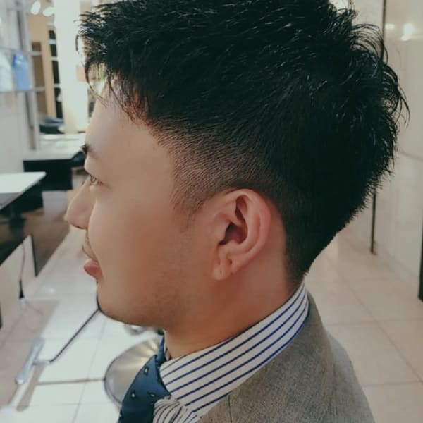 できる男のショートヘア