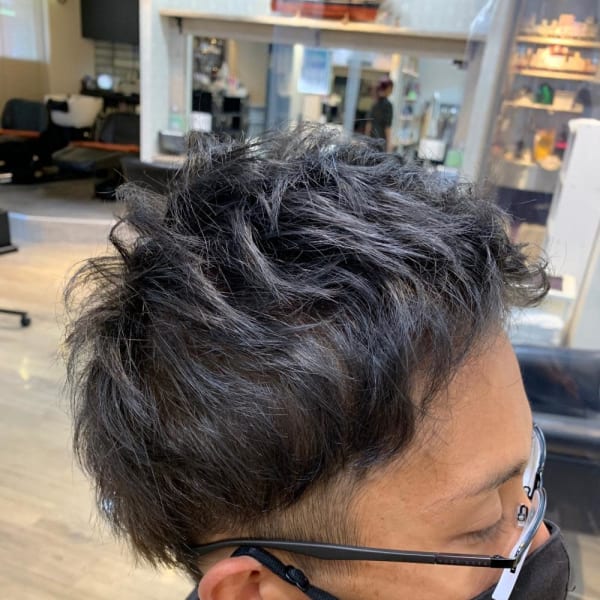 メンズマッシュ　グレージュ|Artesia by anyhow