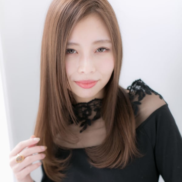 【人気の髪質改善！韓国風ストレート】するんと毛先まぁるく♪