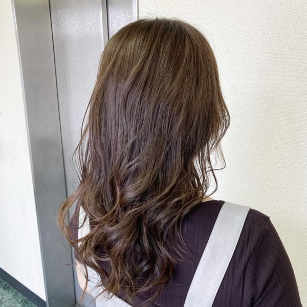 ふんわりベージュブラウン