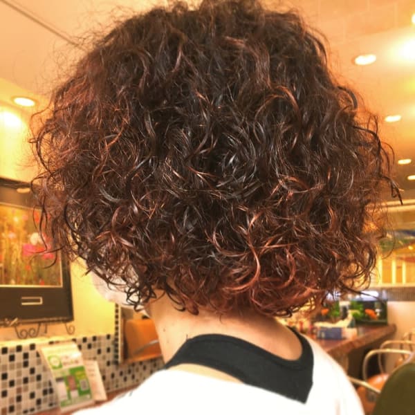 カーリーStyle × インナーカラー