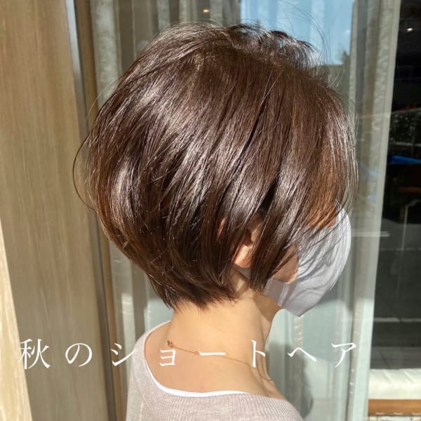 秋のショートスタイル