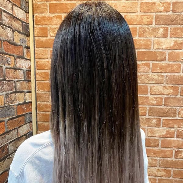 髪を労わりながらグラデーション