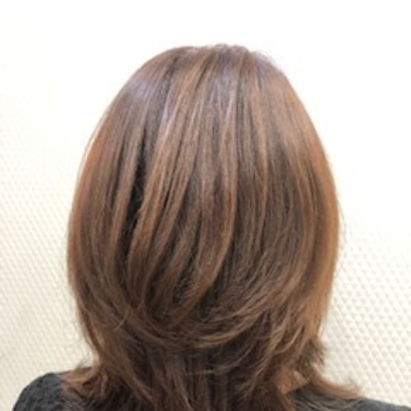 大人かわいい/外ハネ/くびれ/小顔/ウルフ/レイヤーカット/