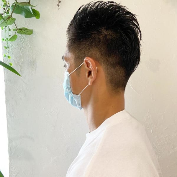 〜ツーブロックメンズショート〜|福岡 オーガニックカラー miroa