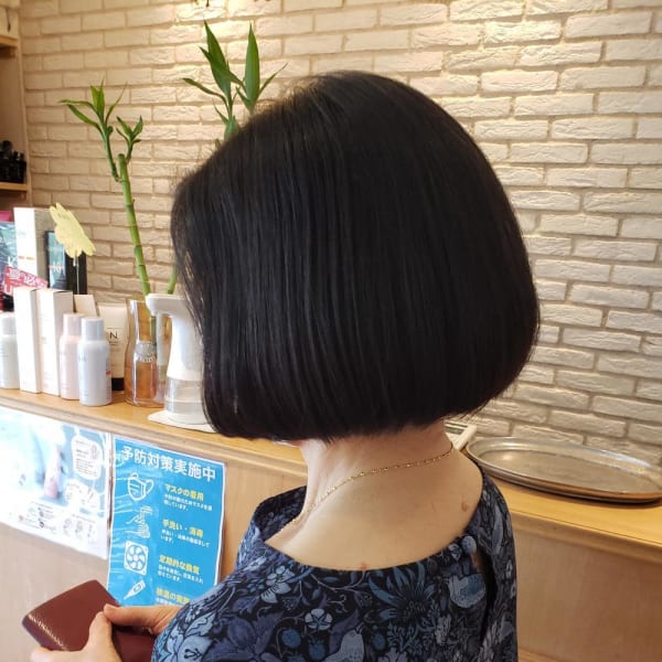 丸みボブ
