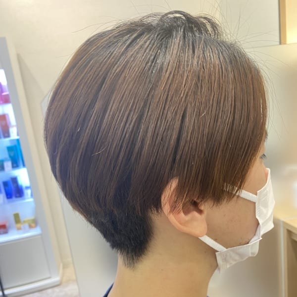 メンズ　×　センターパート