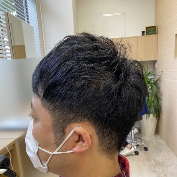 ショート × メンズ