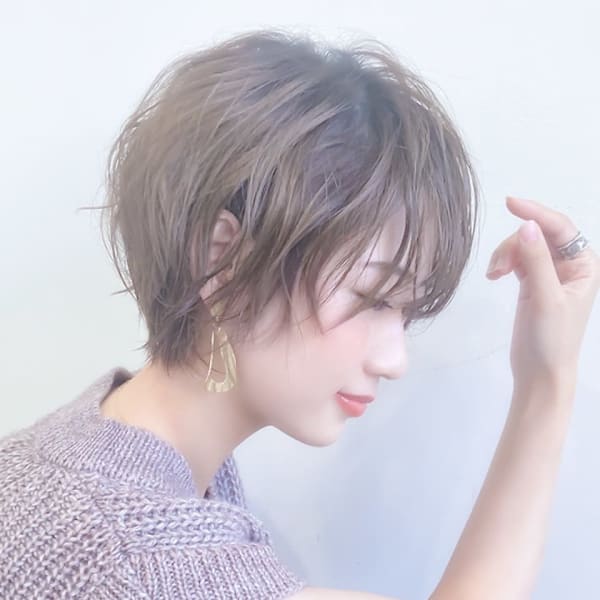 20代30代40代人気★柔らか抜け感ショート