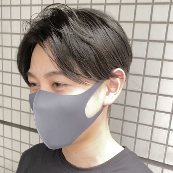 【中鉢】センターパート ニュアンスパーマ